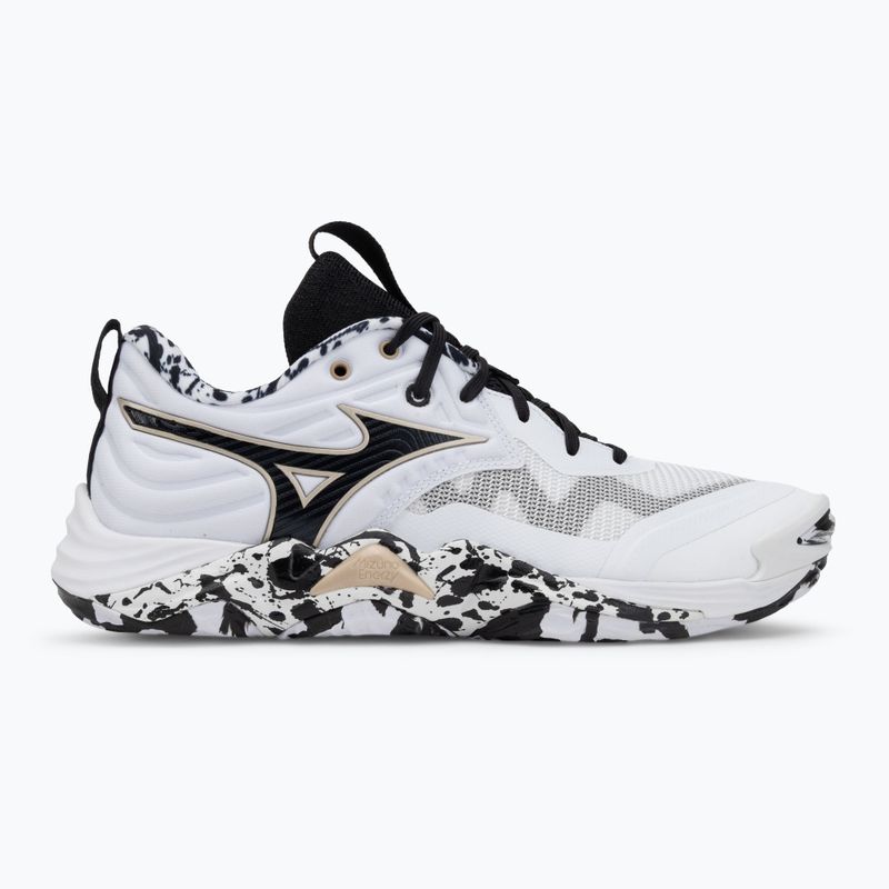 Обувки за волейбол Mizuno Wave Momentum Elite white/black/ge gold 2