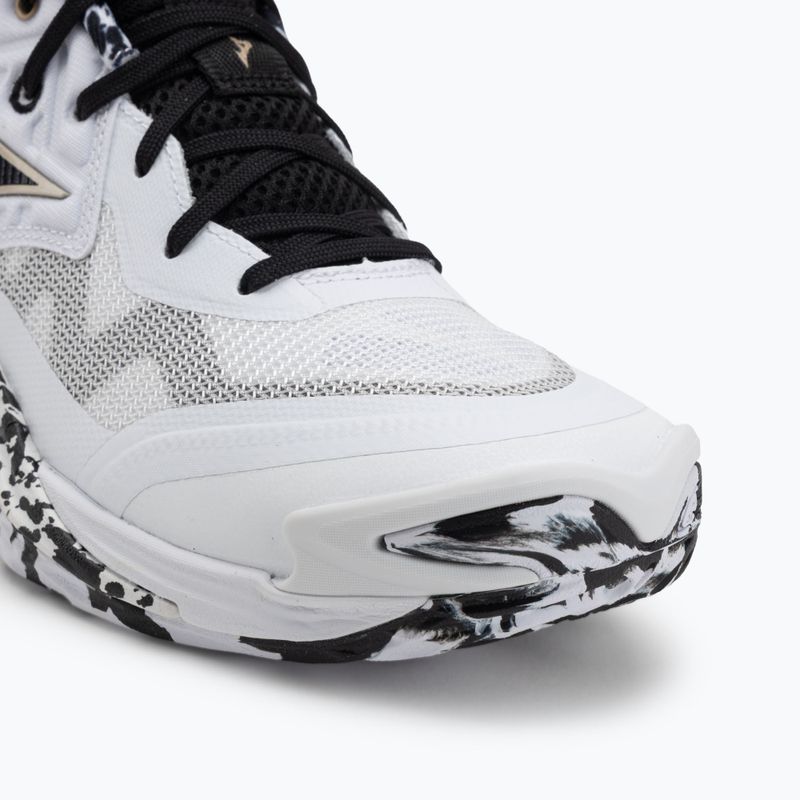 Обувки за волейбол Mizuno Wave Momentum Elite white/black/ge gold 7