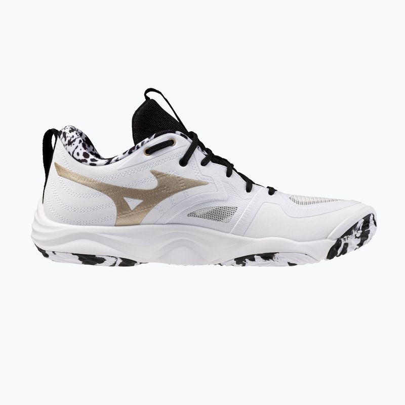 Обувки за волейбол Mizuno Wave Momentum Elite white/black/ge gold 9