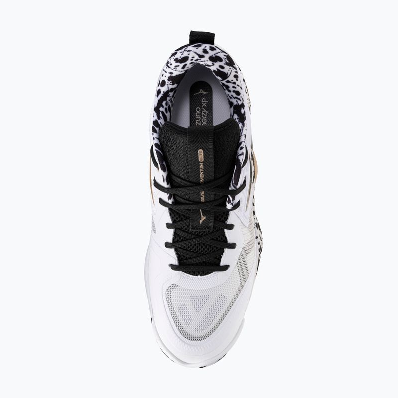 Обувки за волейбол Mizuno Wave Momentum Elite white/black/ge gold 12