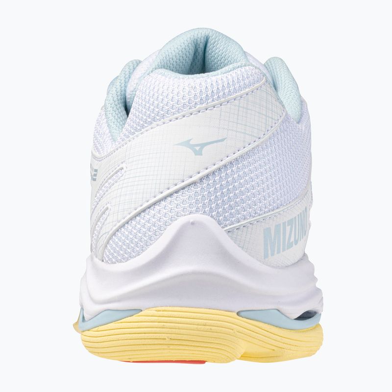 Дамски обувки за волейбол Mizuno Wave Voltage 2 white/calypso coral/pale banan 3