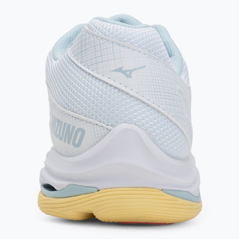 Дамски обувки за волейбол Mizuno Wave Voltage 2 white/calypso coral/pale banan 6