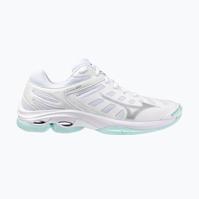 Дамски обувки за волейбол Mizuno Wave Voltage 2 white/blue tint 8