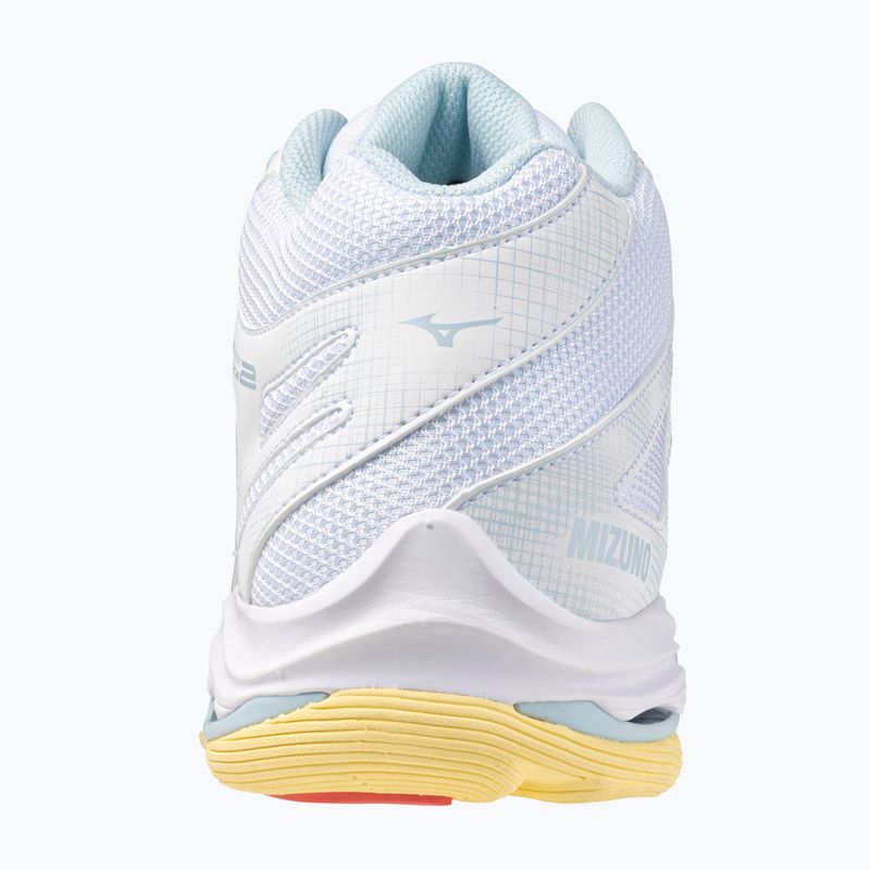 Дамски обувки за волейбол Mizuno Wave Voltage 2 Mid white/calypso coral/pale banan 3