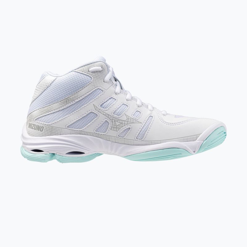 Дамски обувки за волейбол Mizuno Wave Voltage 2 Mid white/blue tint 2