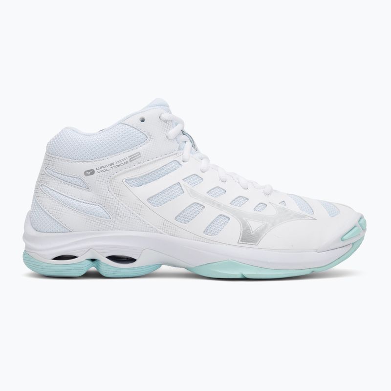 Дамски обувки за волейбол Mizuno Wave Voltage 2 Mid white/blue tint 2