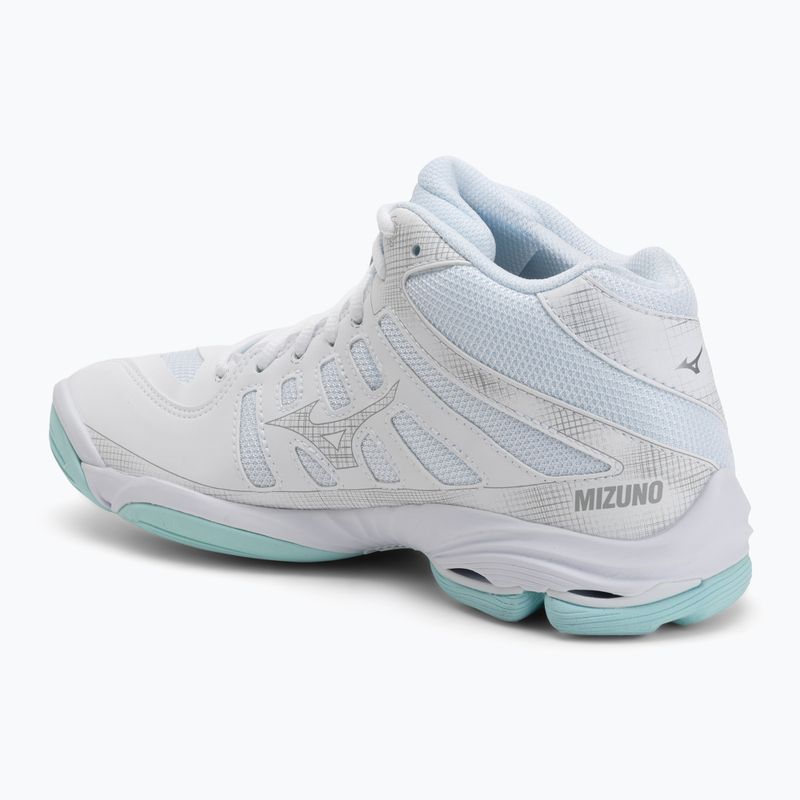 Дамски обувки за волейбол Mizuno Wave Voltage 2 Mid white/blue tint 3
