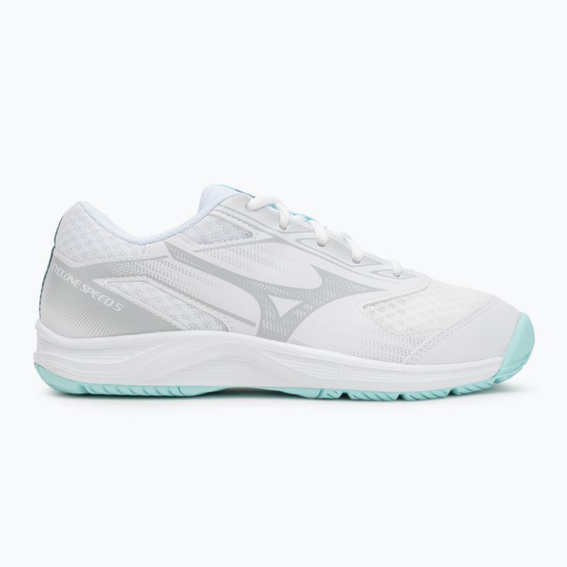 Дамски обувки за волейбол Mizuno Cyclone Speed 5 white/blue tint 2