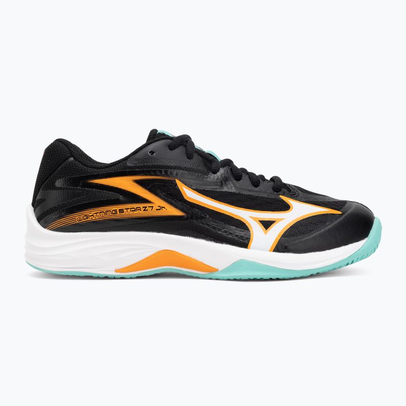 Детски обувки за волейбол Mizuno Lightning Star Z7 black/tangelo/ice green 2