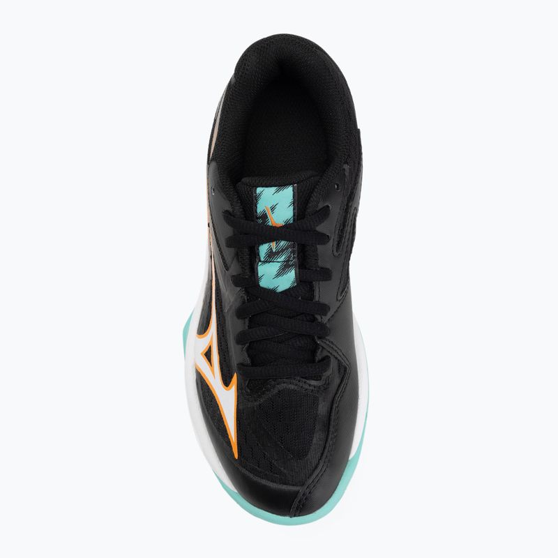 Детски обувки за волейбол Mizuno Lightning Star Z7 black/tangelo/ice green 5