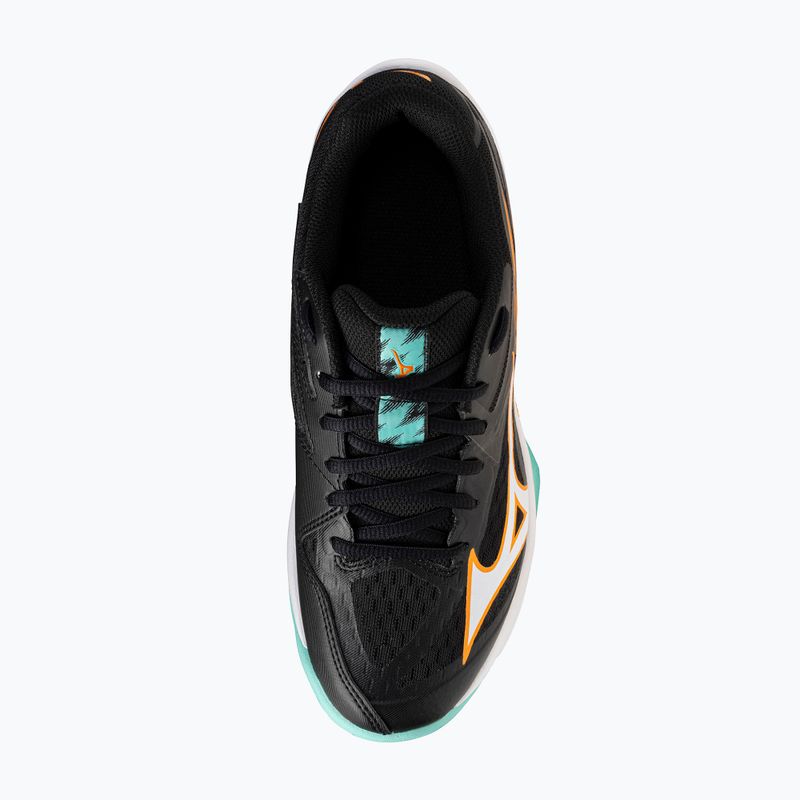 Детски обувки за волейбол Mizuno Lightning Star Z7 black/tangelo/ice green 4