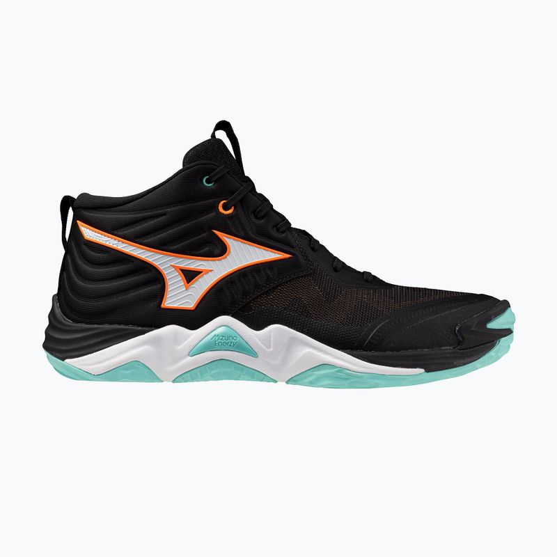 Обувки за волейбол Mizuno Wave Momentum Elite Mid black/tangelo/ice green 8