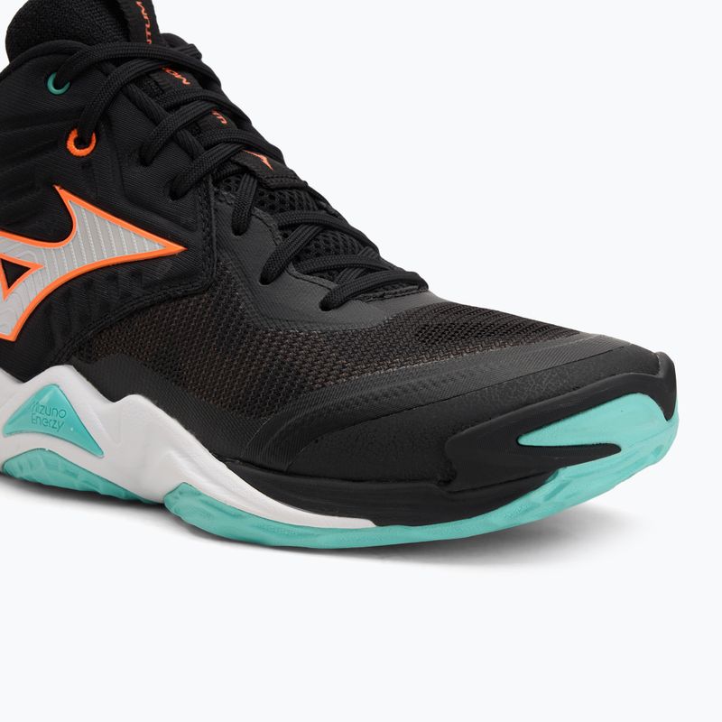 Обувки за волейбол Mizuno Wave Momentum Elite Mid black/tangelo/ice green 7