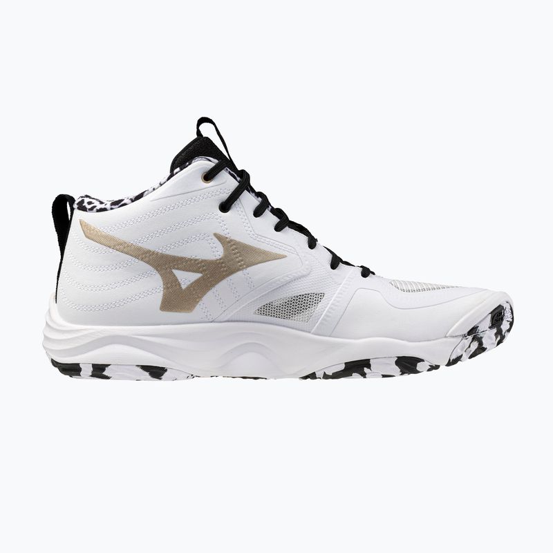 Обувки за волейбол Mizuno Wave Momentum Elite Mid white/black/ge gold 9