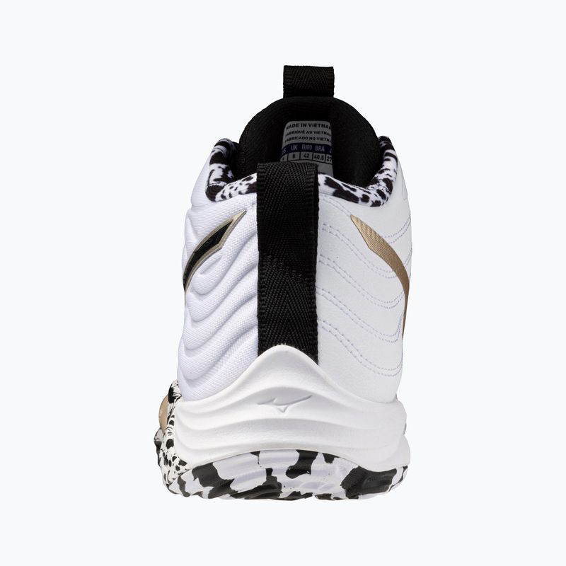 Обувки за волейбол Mizuno Wave Momentum Elite Mid white/black/ge gold 10