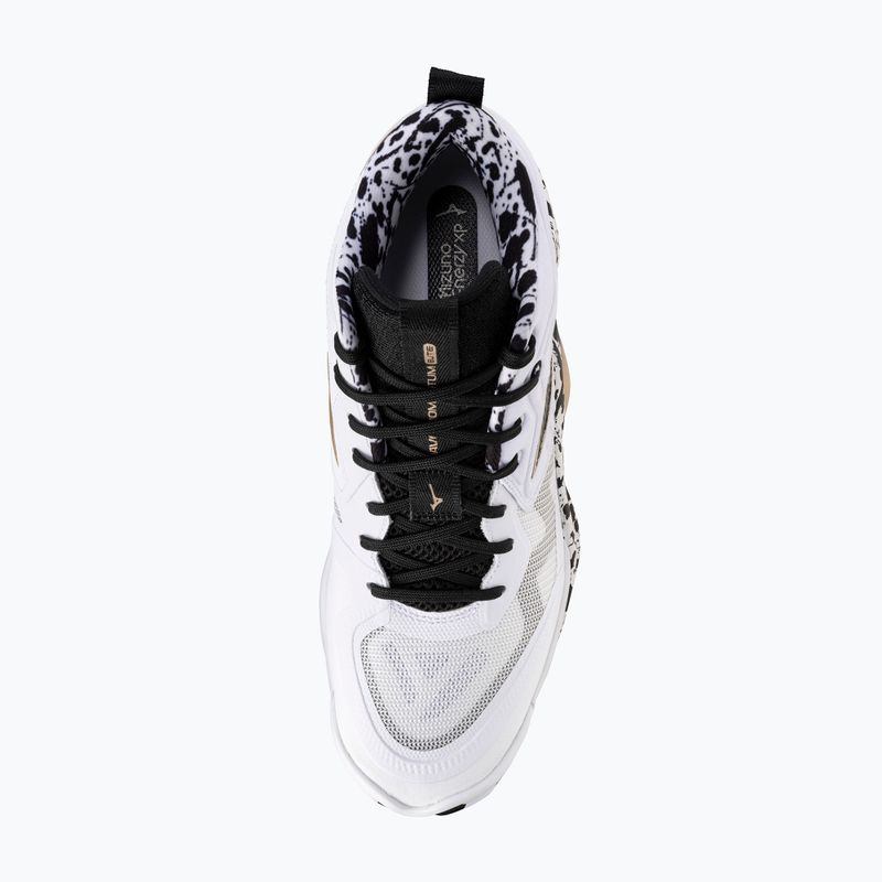 Обувки за волейбол Mizuno Wave Momentum Elite Mid white/black/ge gold 12