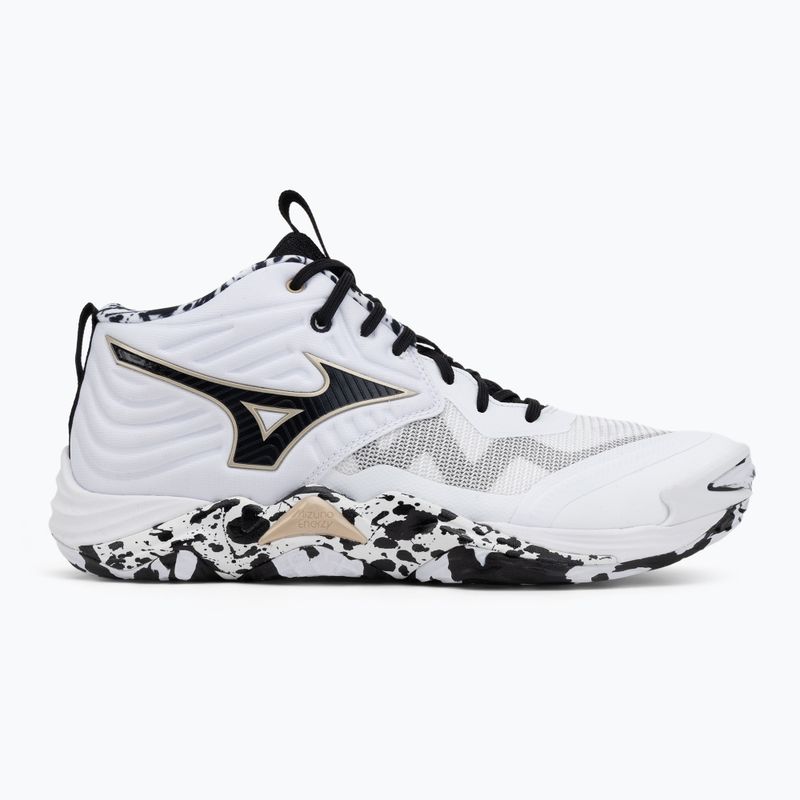 Обувки за волейбол Mizuno Wave Momentum Elite Mid white/black/ge gold 2