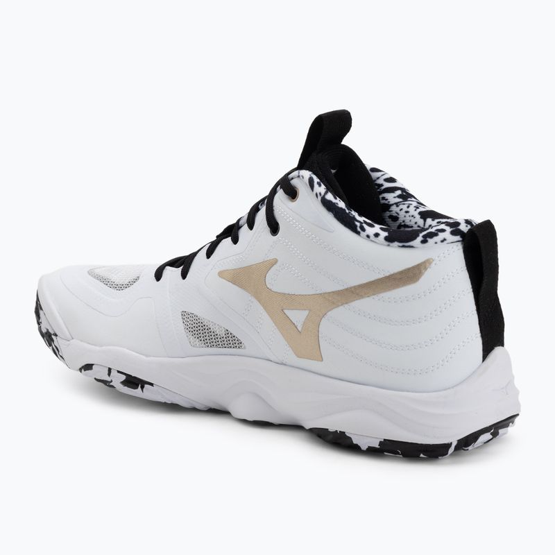 Обувки за волейбол Mizuno Wave Momentum Elite Mid white/black/ge gold 3