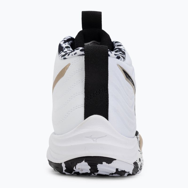 Обувки за волейбол Mizuno Wave Momentum Elite Mid white/black/ge gold 6