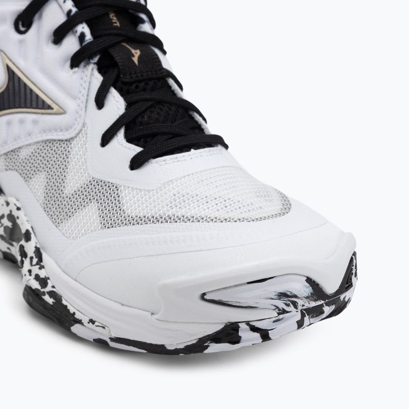 Обувки за волейбол Mizuno Wave Momentum Elite Mid white/black/ge gold 7