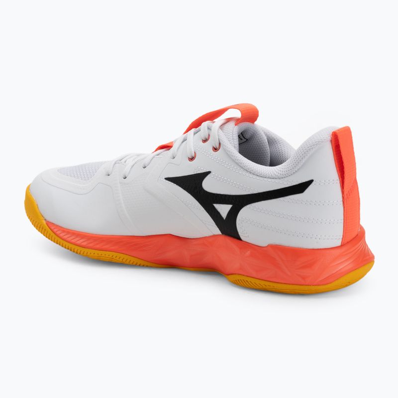 Обувки за волейбол Mizuno Wave Momentum Pro white/fiery coral 2/citrus 3