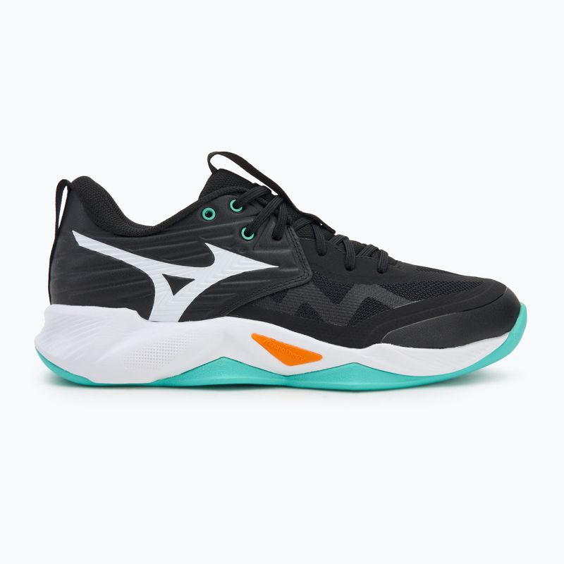 Обувки за волейбол Mizuno Wave Momentum Pro black/tangelo/ice green 2