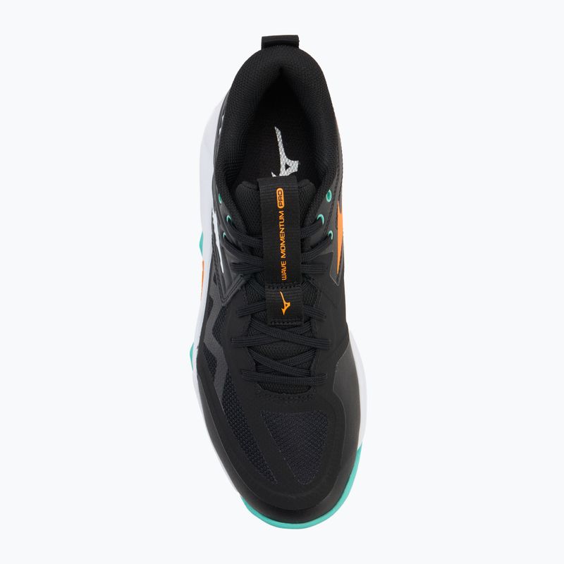 Обувки за волейбол Mizuno Wave Momentum Pro black/tangelo/ice green 5
