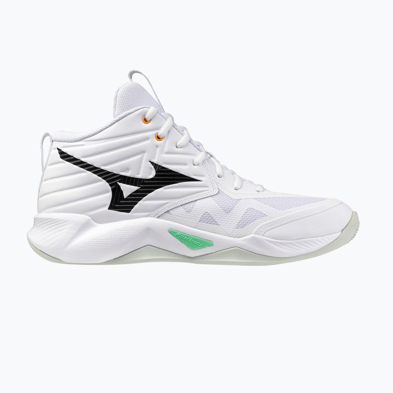 Обувки за волейбол Mizuno Wave Momentum Pro Mid white/black/frozen emerald 8
