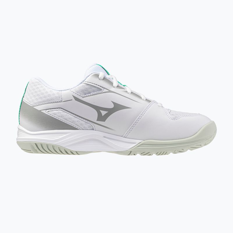 Детски обувки за волейбол Mizuno Cyclone Speed 5 white/black/frozen emerald 2