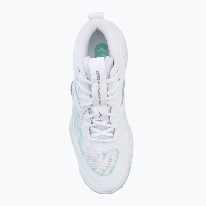 Дамски обувки за волейбол  Mizuno Wave Momentum Elite Mid white/blue tint 5