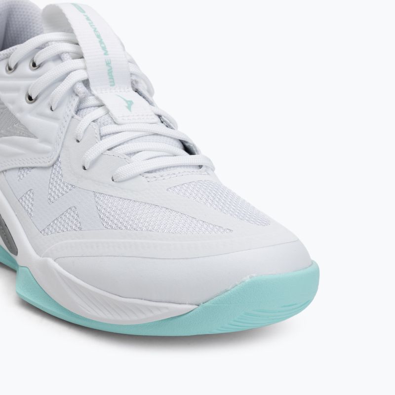 Дамски обувки за волейбол Mizuno Wave Momentum Pro white/blue tint 7