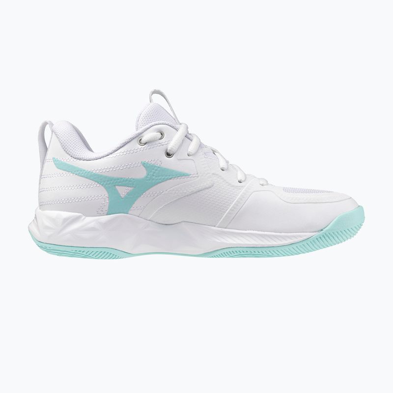 Дамски обувки за волейбол Mizuno Wave Momentum Pro white/blue tint 2