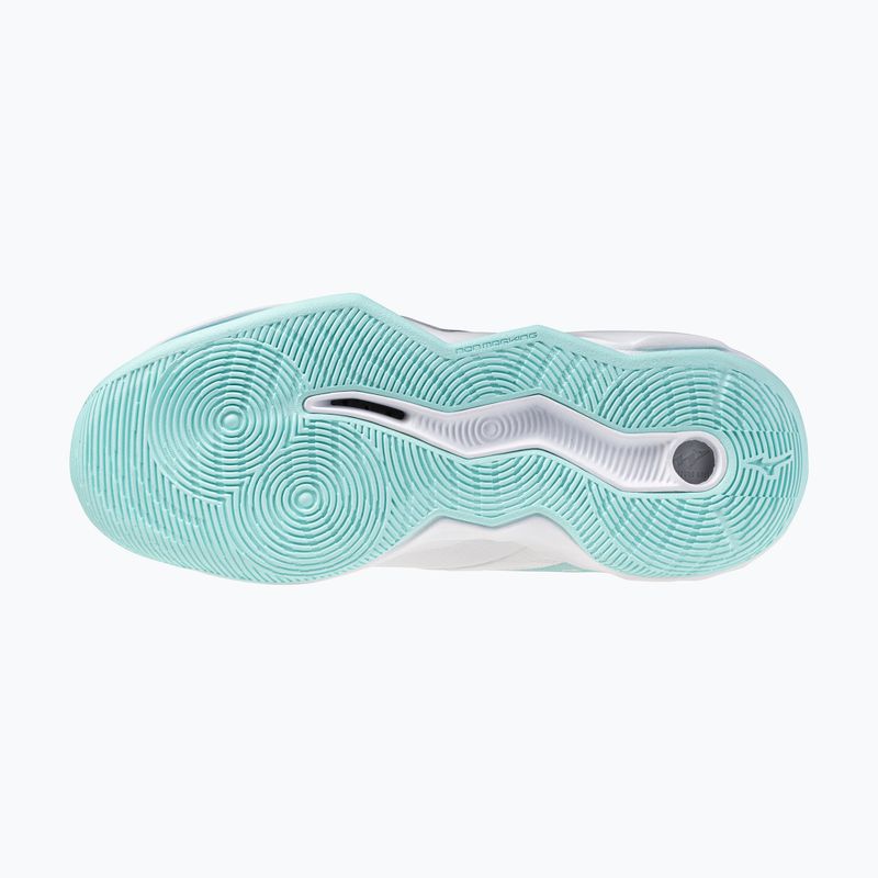 Дамски обувки за волейбол Mizuno Wave Momentum Pro white/blue tint 4