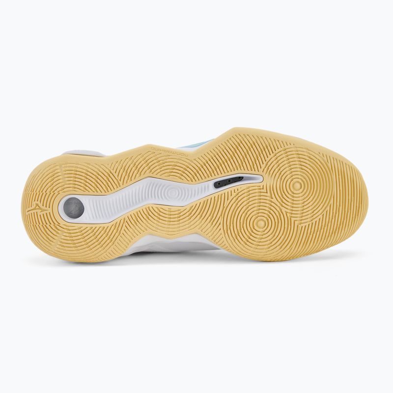 Дамски обувки за волейбол Mizuno Wave Momentum Pro Mid white/calypso coral/pale banan 4