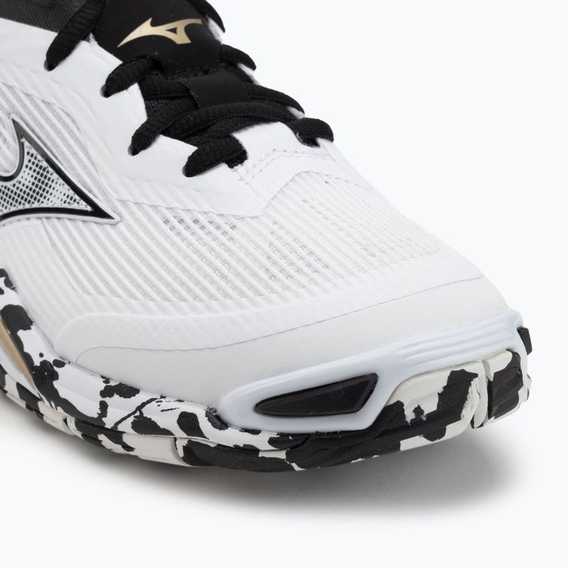Обувки за хандбал Mizuno Wave Stealth 6 white/black/ge gold 7