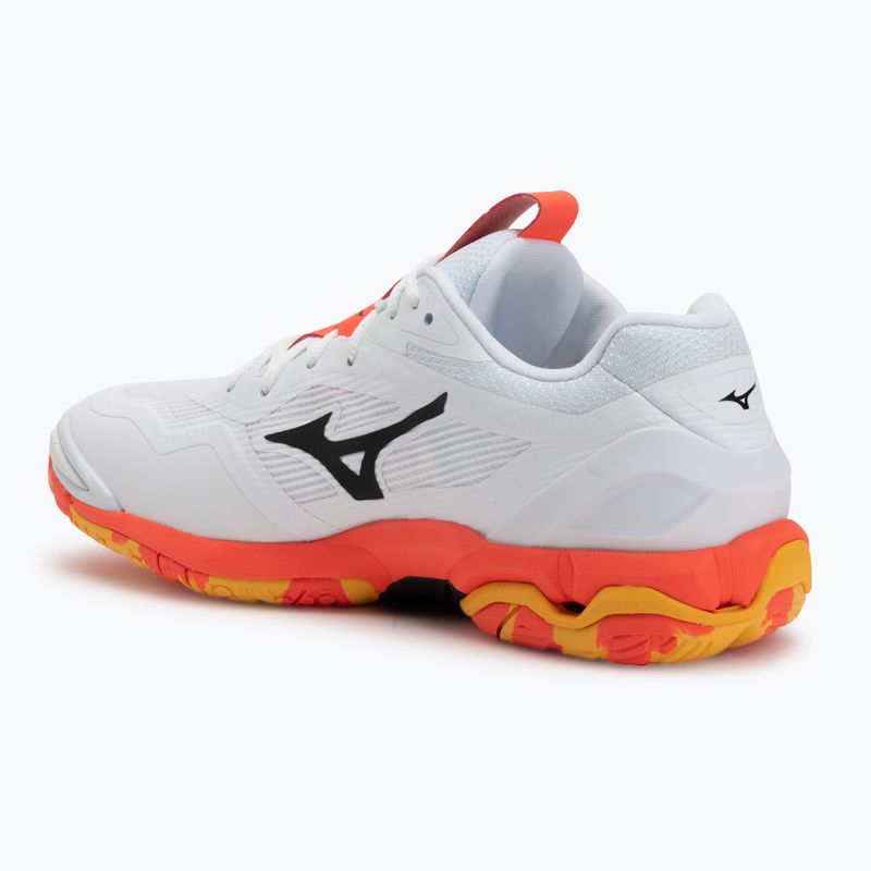 Обувки за хандбал Mizuno Wave Stealth 6 white/fiery coral 2/citrus 3