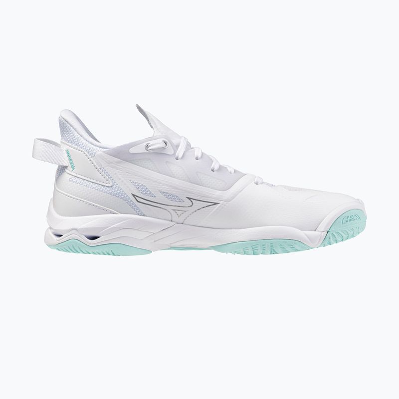 Дамски обувки за хандбал Mizuno Wave Mirage 5 white/blue tint 2