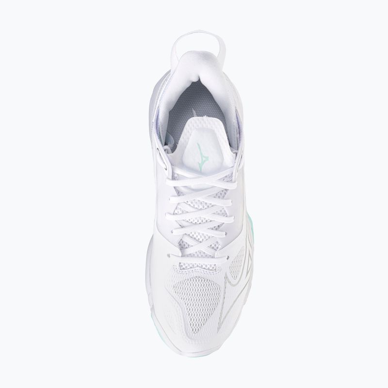 Дамски обувки за хандбал Mizuno Wave Mirage 5 white/blue tint 5