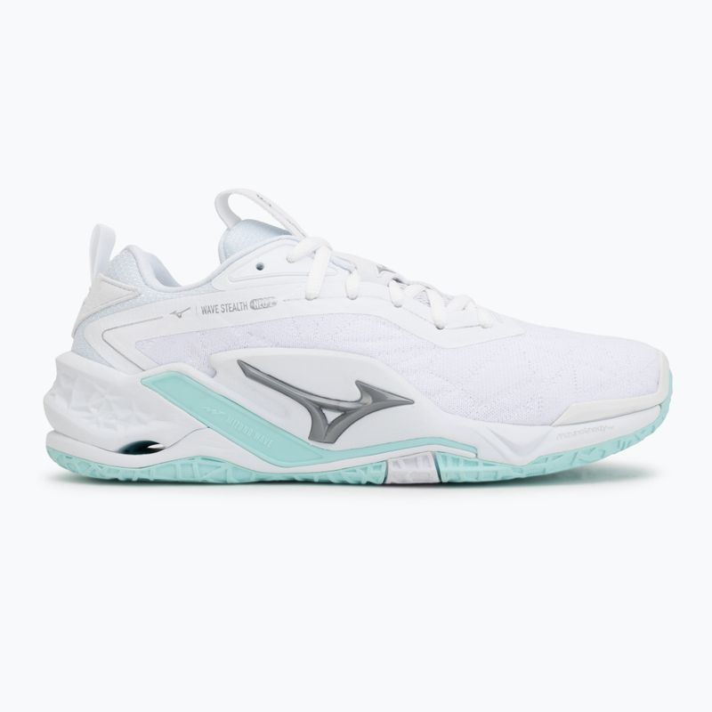 Дамски обувки за хандбал Mizuno Wave Stealth Neo 2 white/blue tint 2
