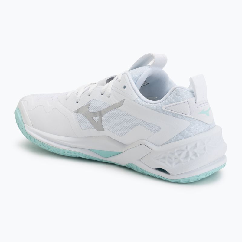 Дамски обувки за хандбал Mizuno Wave Stealth Neo 2 white/blue tint 3