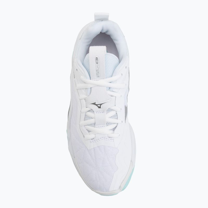 Дамски обувки за хандбал Mizuno Wave Stealth Neo 2 white/blue tint 5