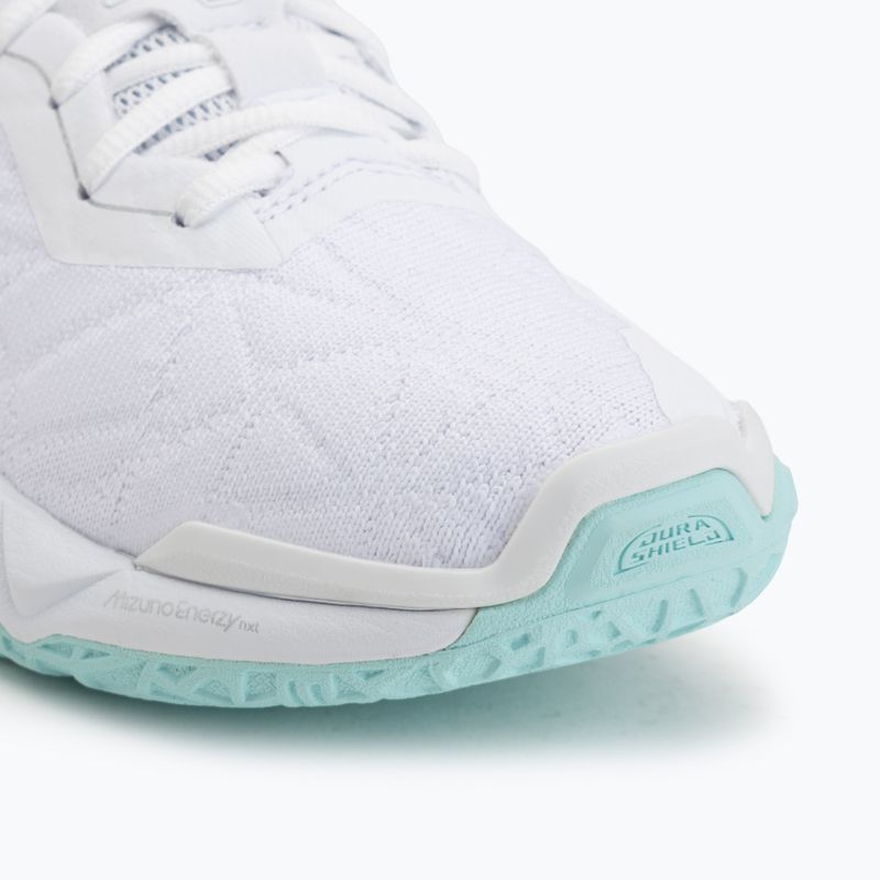 Дамски обувки за хандбал Mizuno Wave Stealth Neo 2 white/blue tint 7