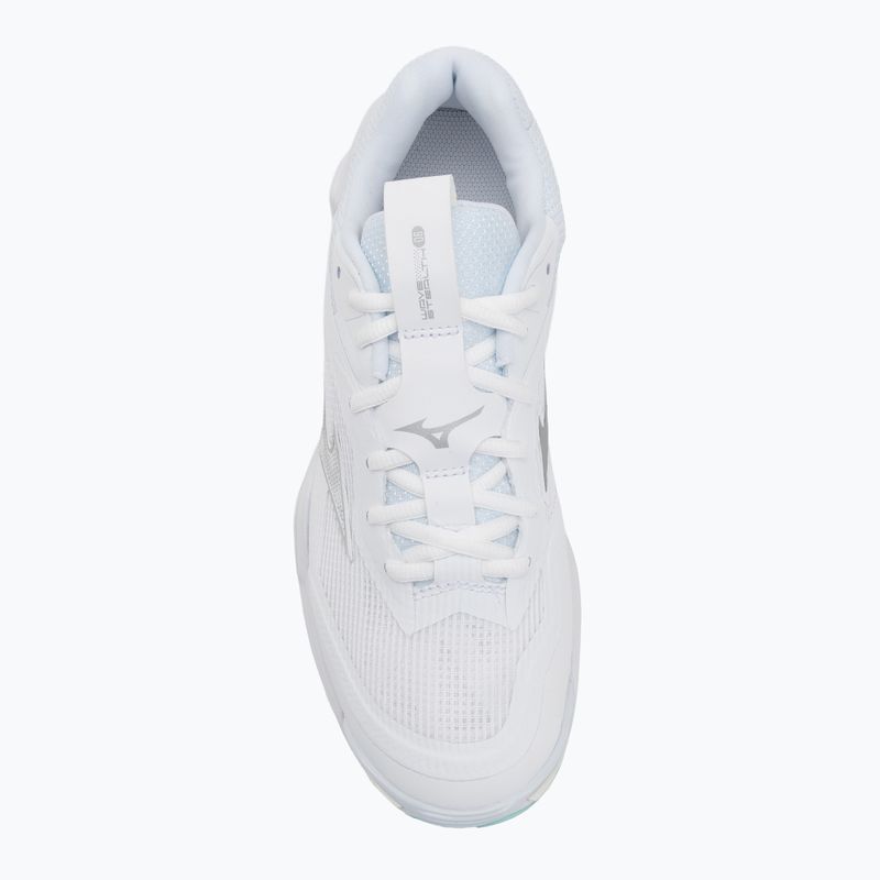 Дамски обувки за хандбал Mizuno Wave Stealth 6 white/blue tint 5