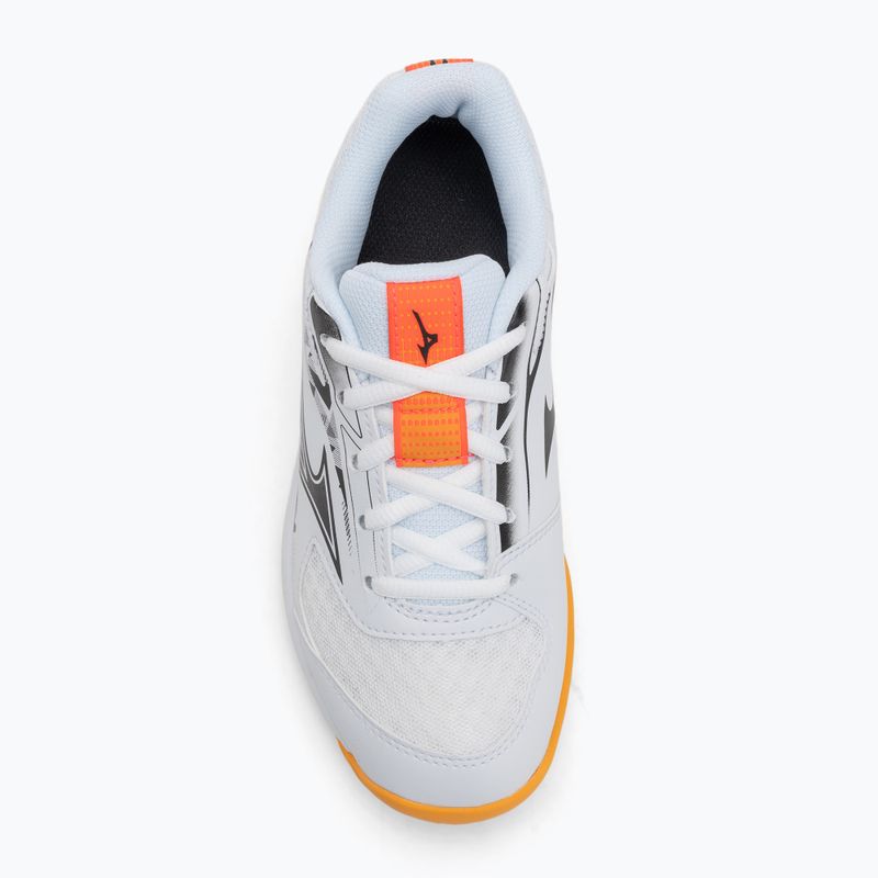 Детски обувки Mizuno Stealth Star 3 white/fiery coral 2/citrus 5
