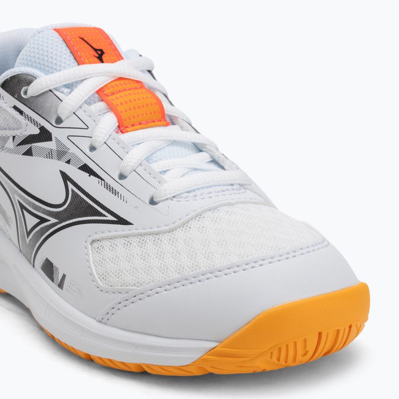 Детски обувки Mizuno Stealth Star 3 white/fiery coral 2/citrus 7