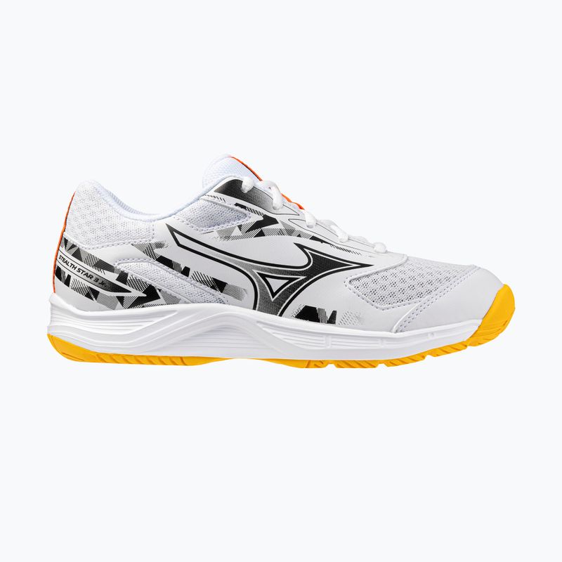 Детски обувки Mizuno Stealth Star 3 white/fiery coral 2/citrus