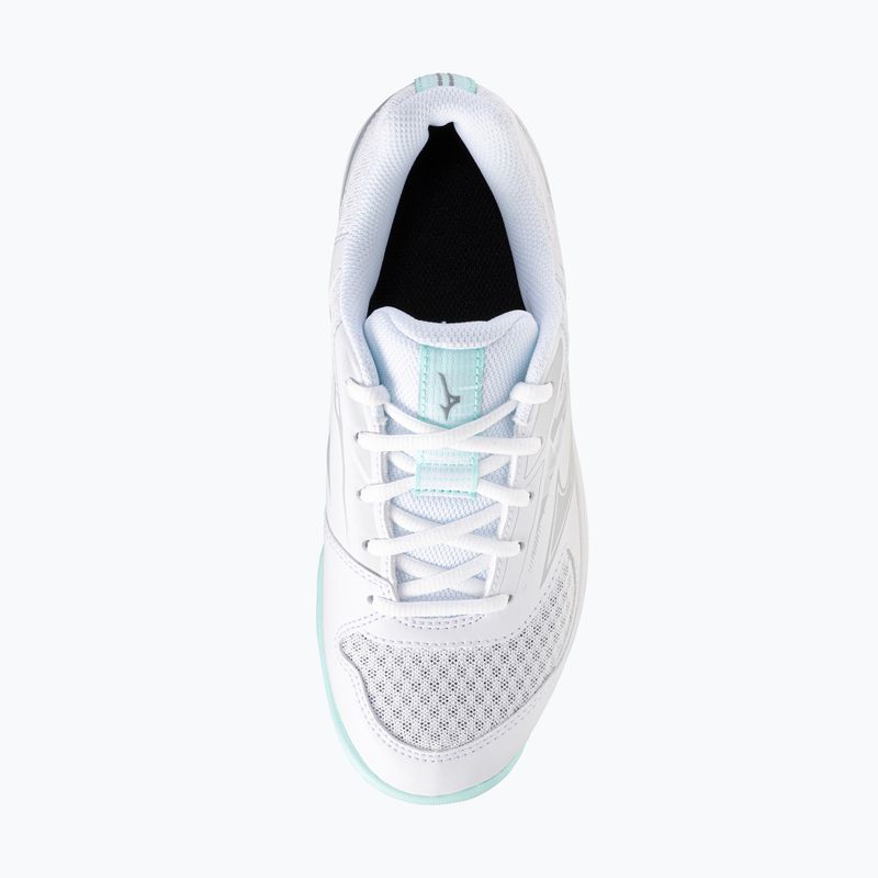 Детски обувки Mizuno Stealth Star 3 white/blue tint 12