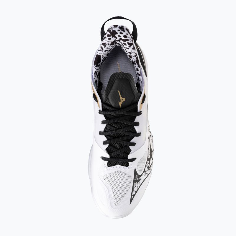 Обувки за хандбал Mizuno Wave Mirage 5 white/black/ge gold 5