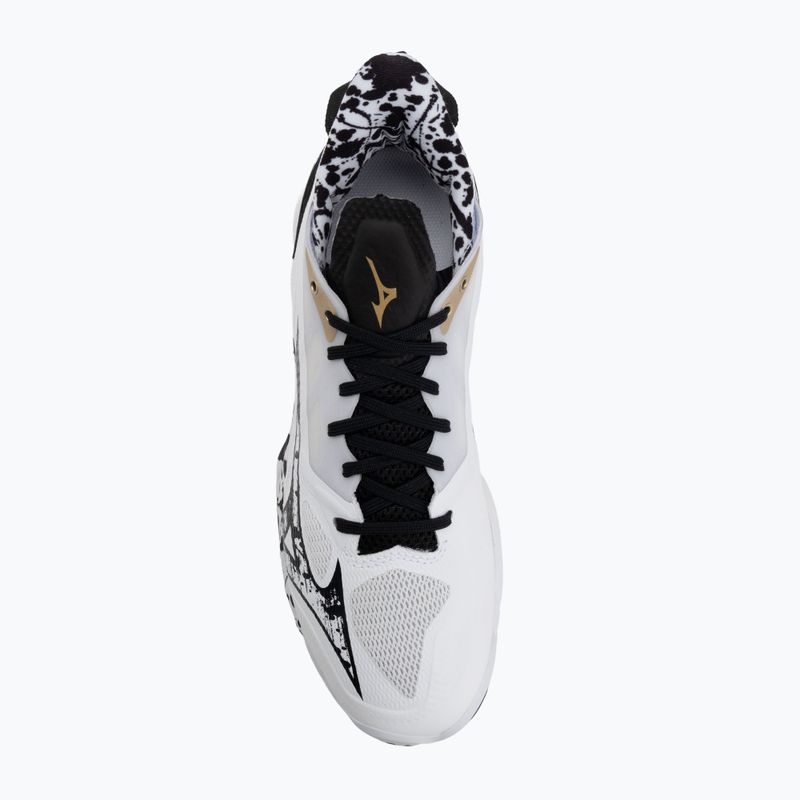 Обувки за хандбал Mizuno Wave Mirage 5 white/black/ge gold 5