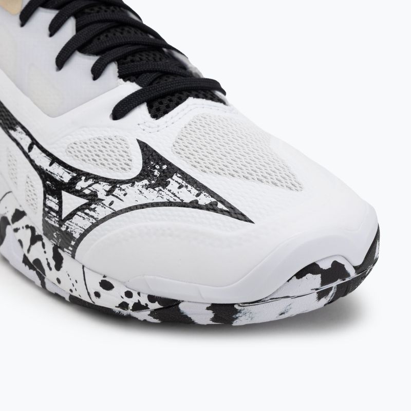 Обувки за хандбал Mizuno Wave Mirage 5 white/black/ge gold 7